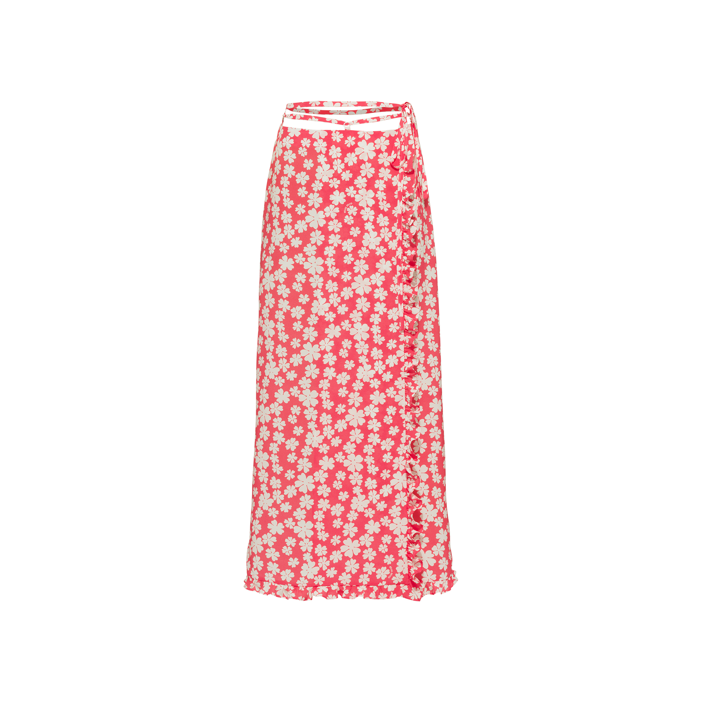 MIU MIU MAROCAIN MAXI-SKIRT