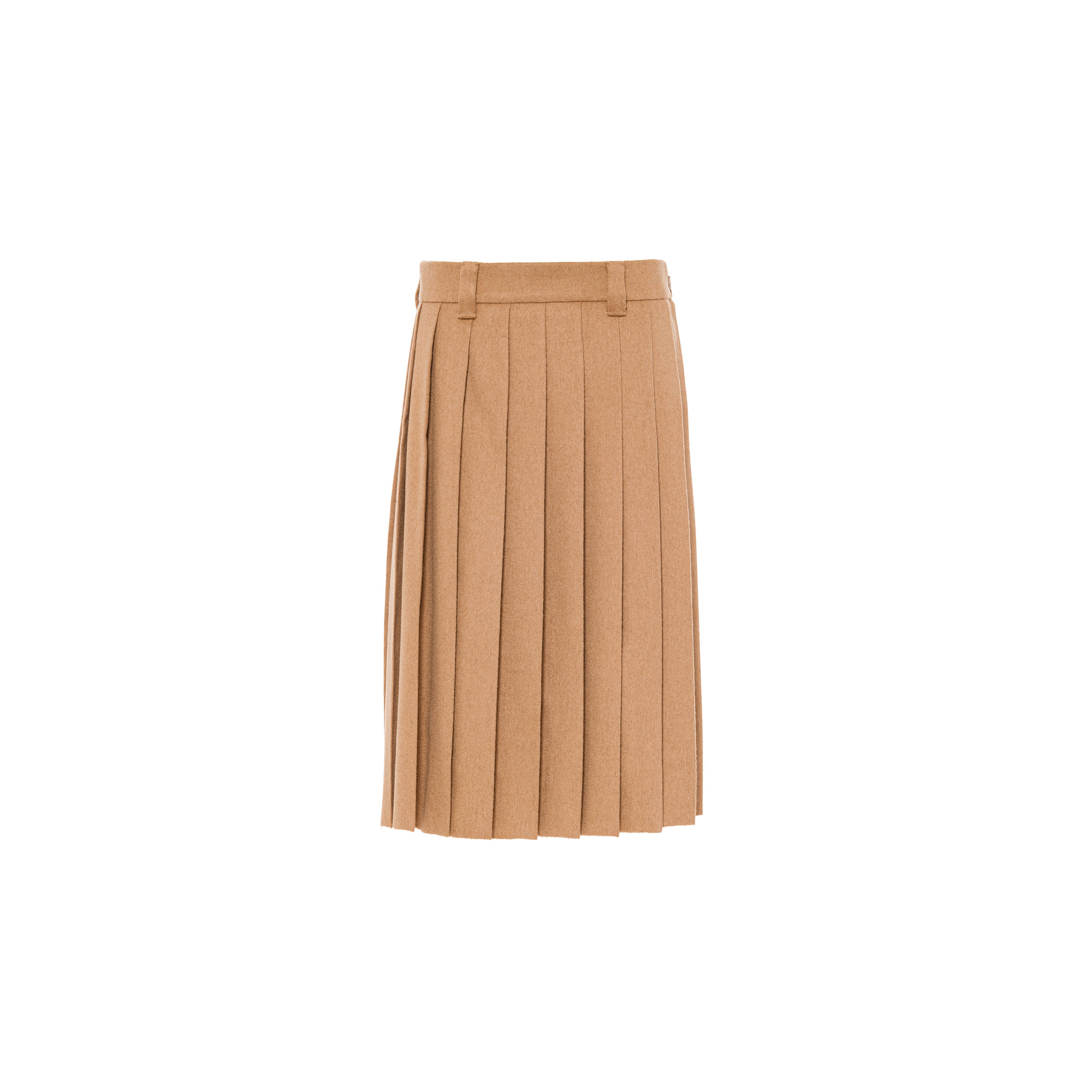 Camel hair Skirt Camel Brown Miu Miu