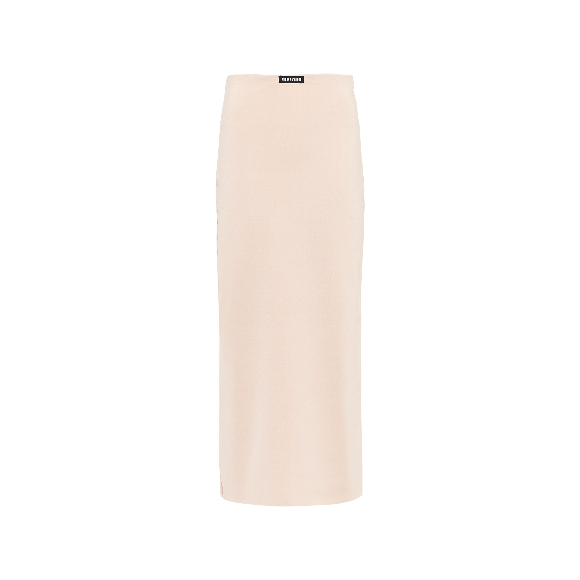 Miu Miu Gonna In Jersey Stretch, Donna, Cammeo, Taglia 42