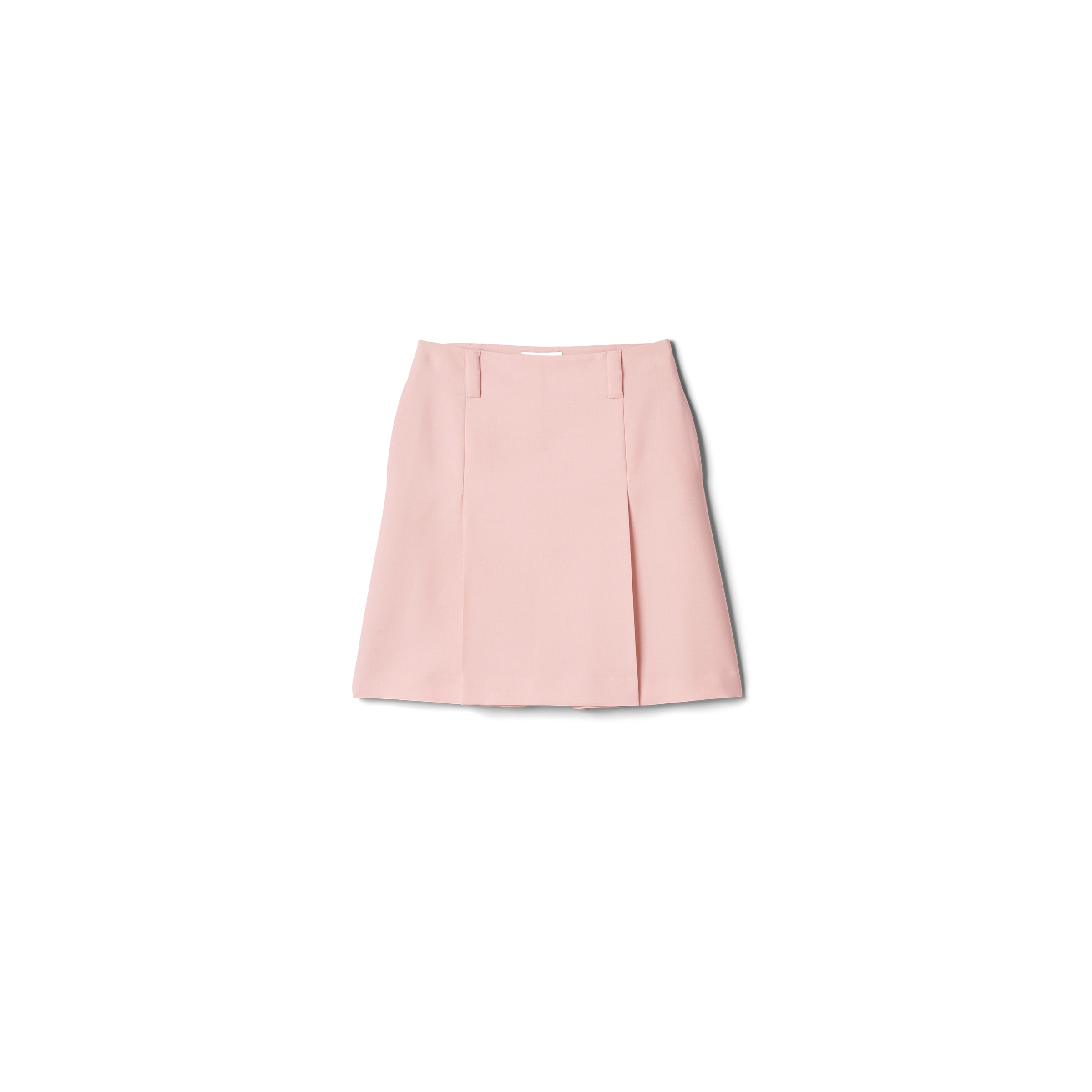Miu Miu Solid High-waisted Wrap Mini Skirt In Pink