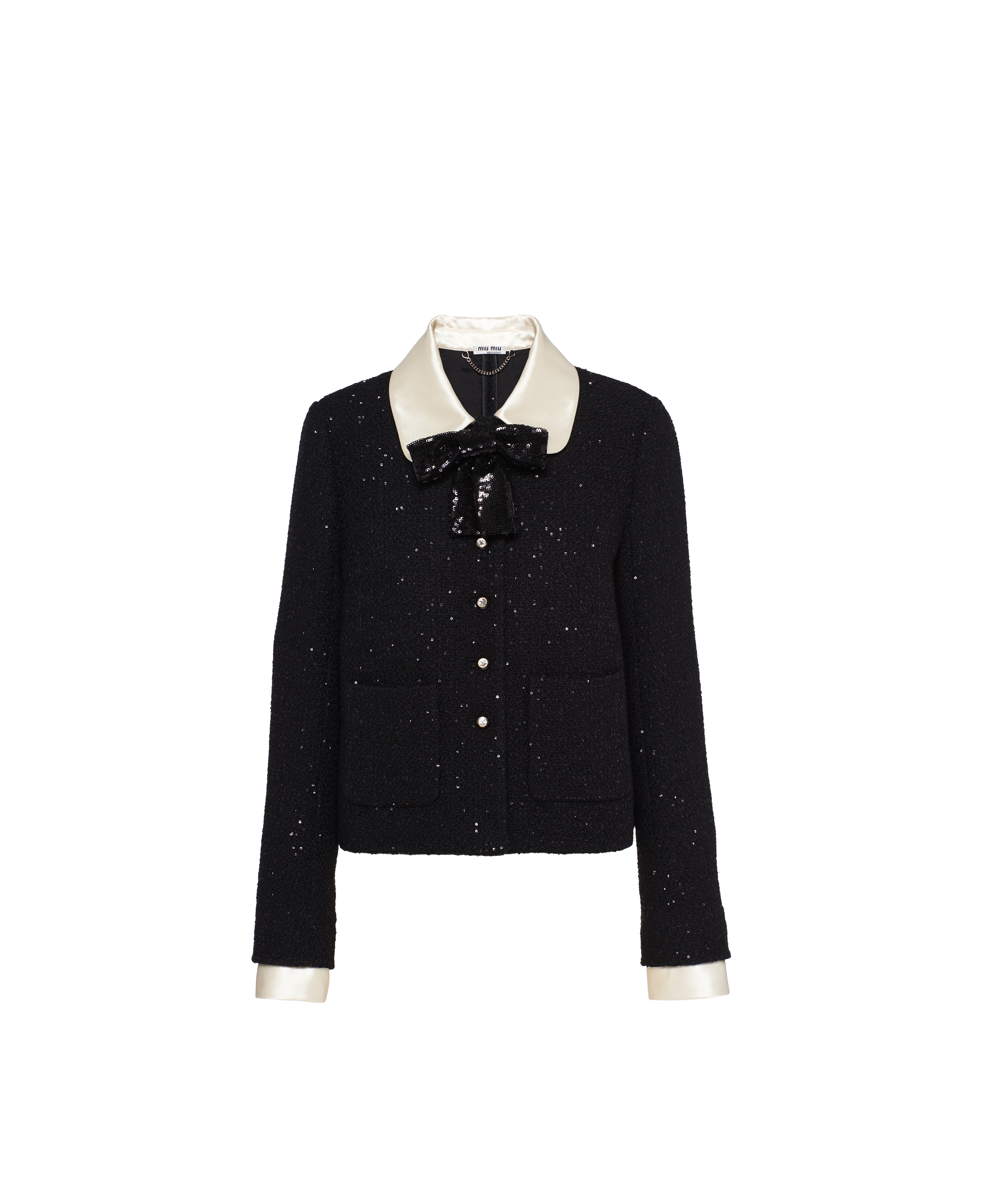 Miu miu black jackets clearance
