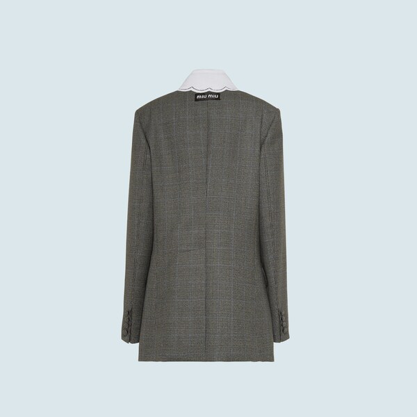 houndstooth check jacket