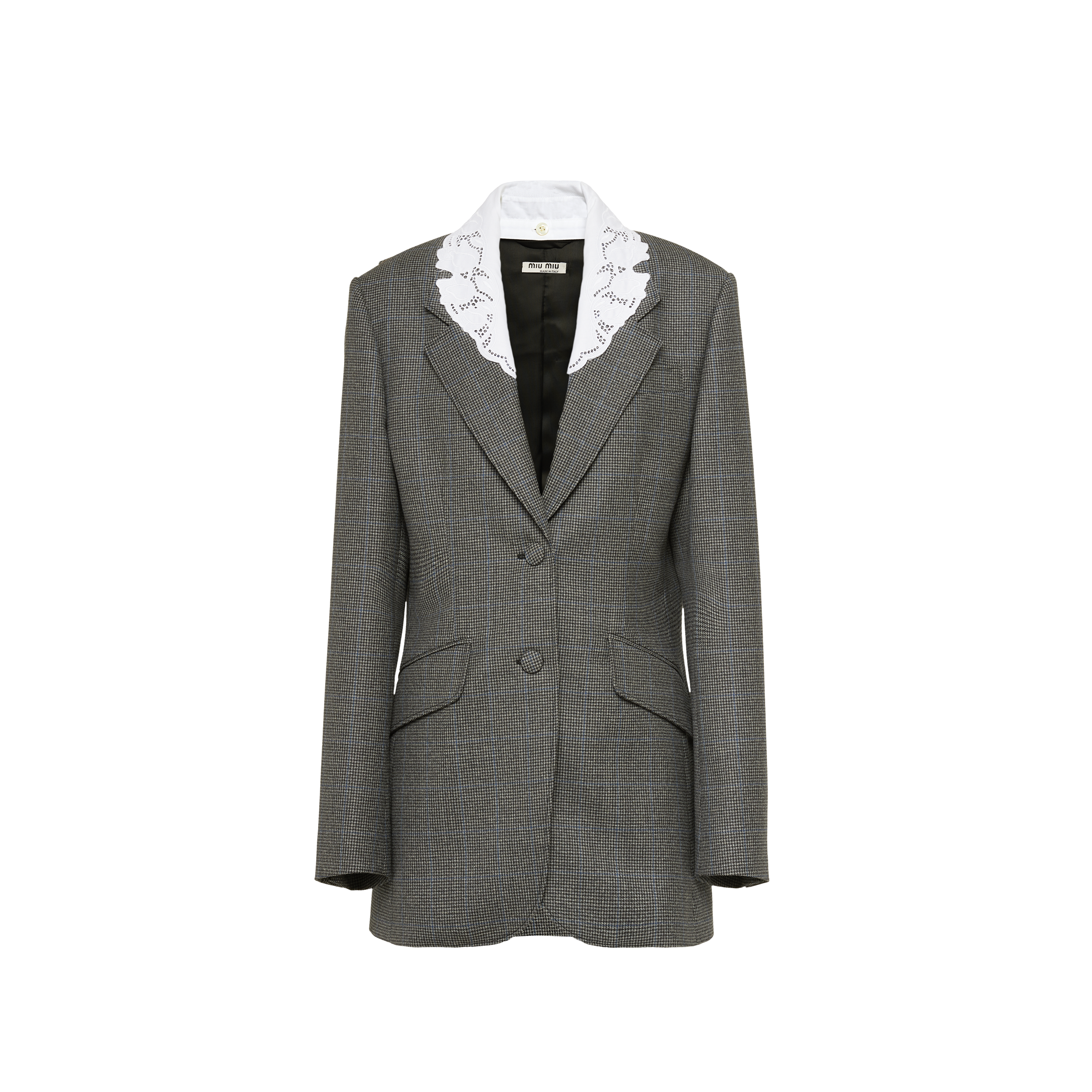 houndstooth check jacket