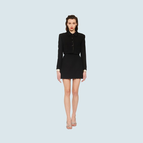 Miu miu black jackets clearance