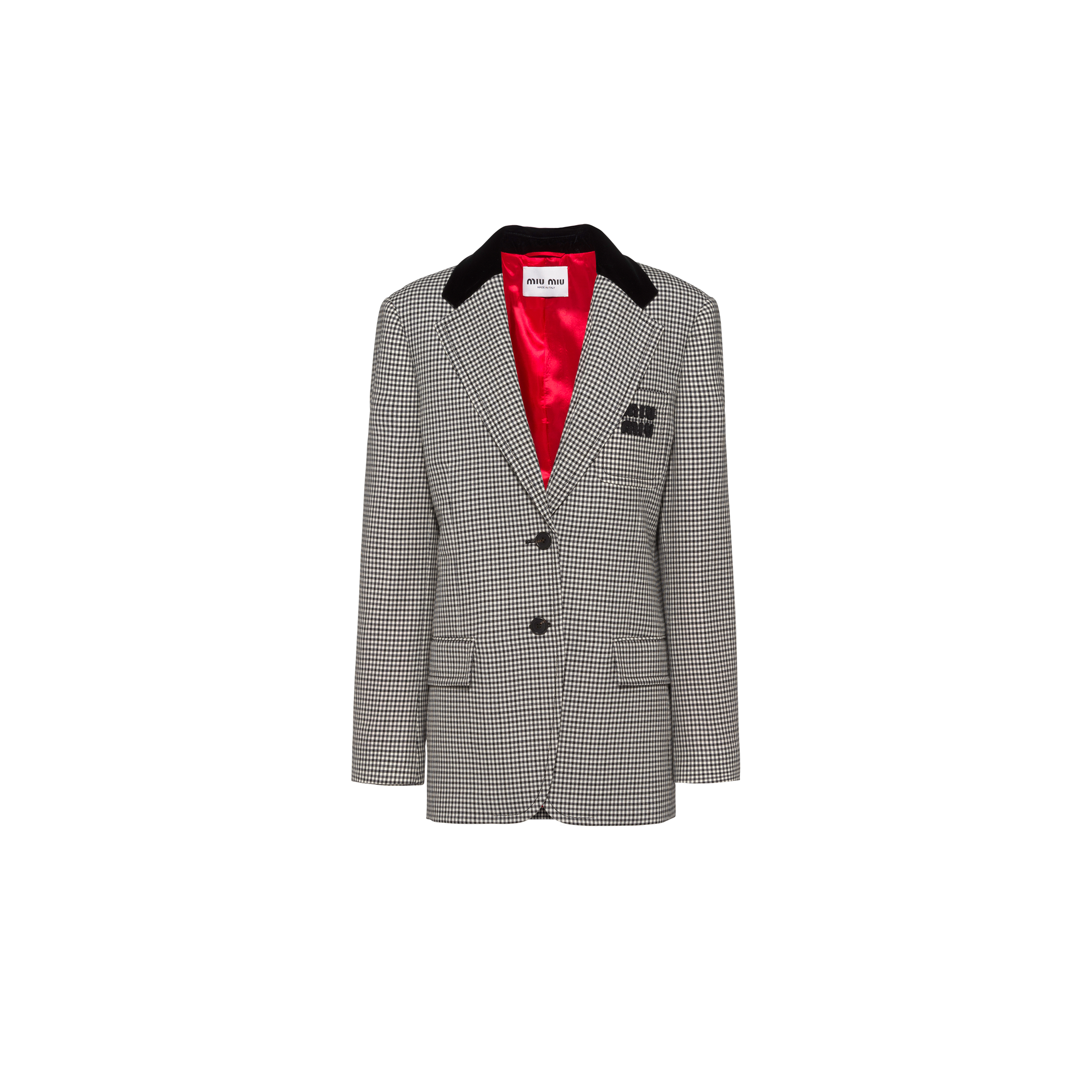 Miu miu houndstooth jacket Sale