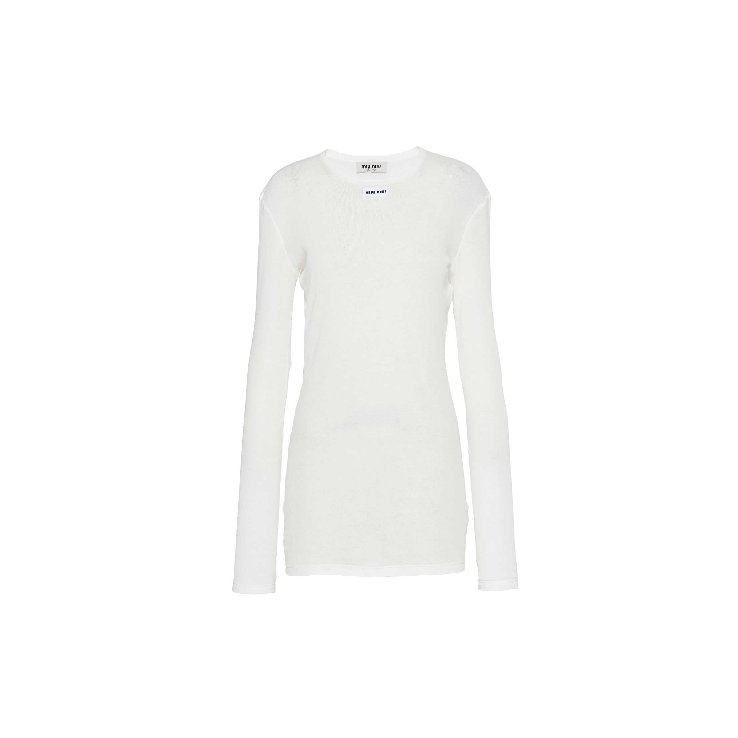 Ribbed knit jersey dress