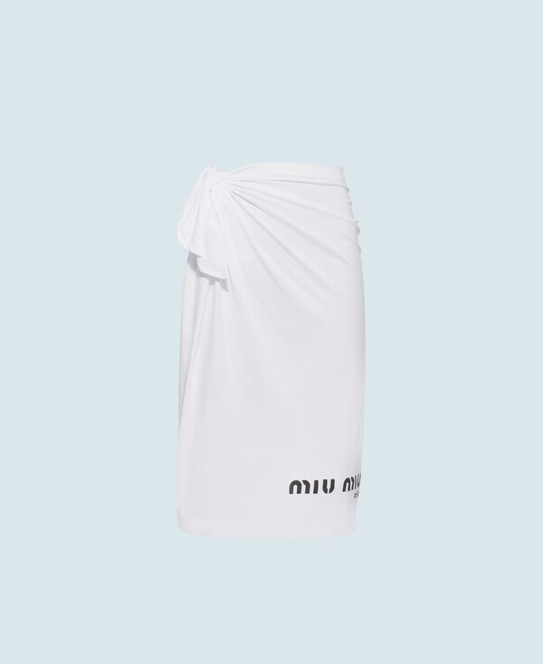white jersey skort