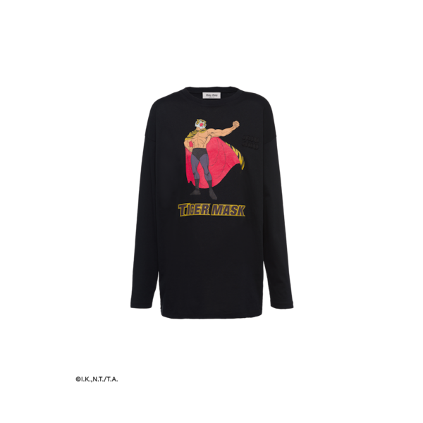 Long-sleeved cotton T-shirt