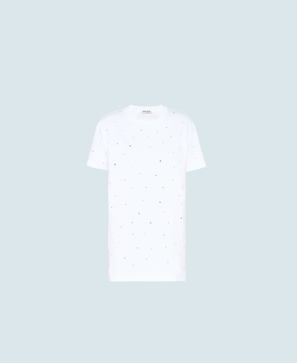 white jersey t shirt