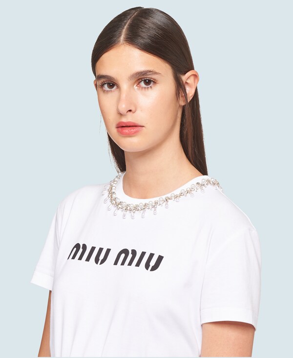 Embellished t shirt clearance