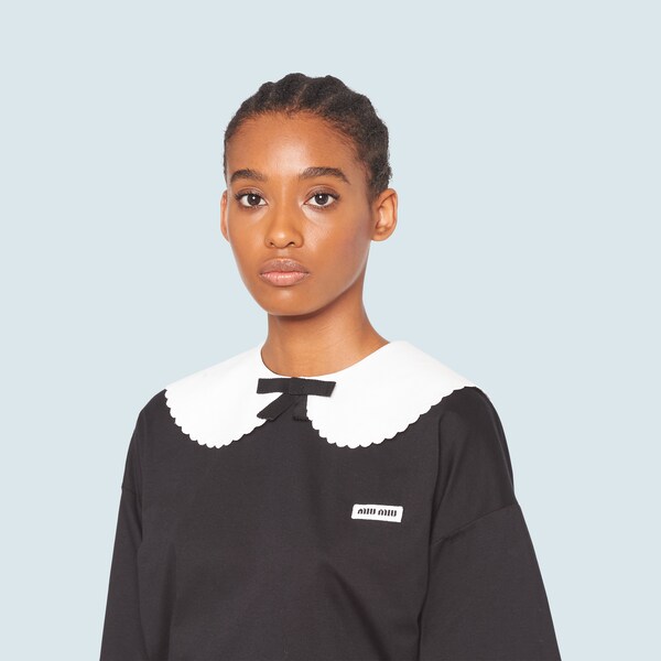 ジャージー Tシャツ Miu Miu Mjn274 1yr3 F0002