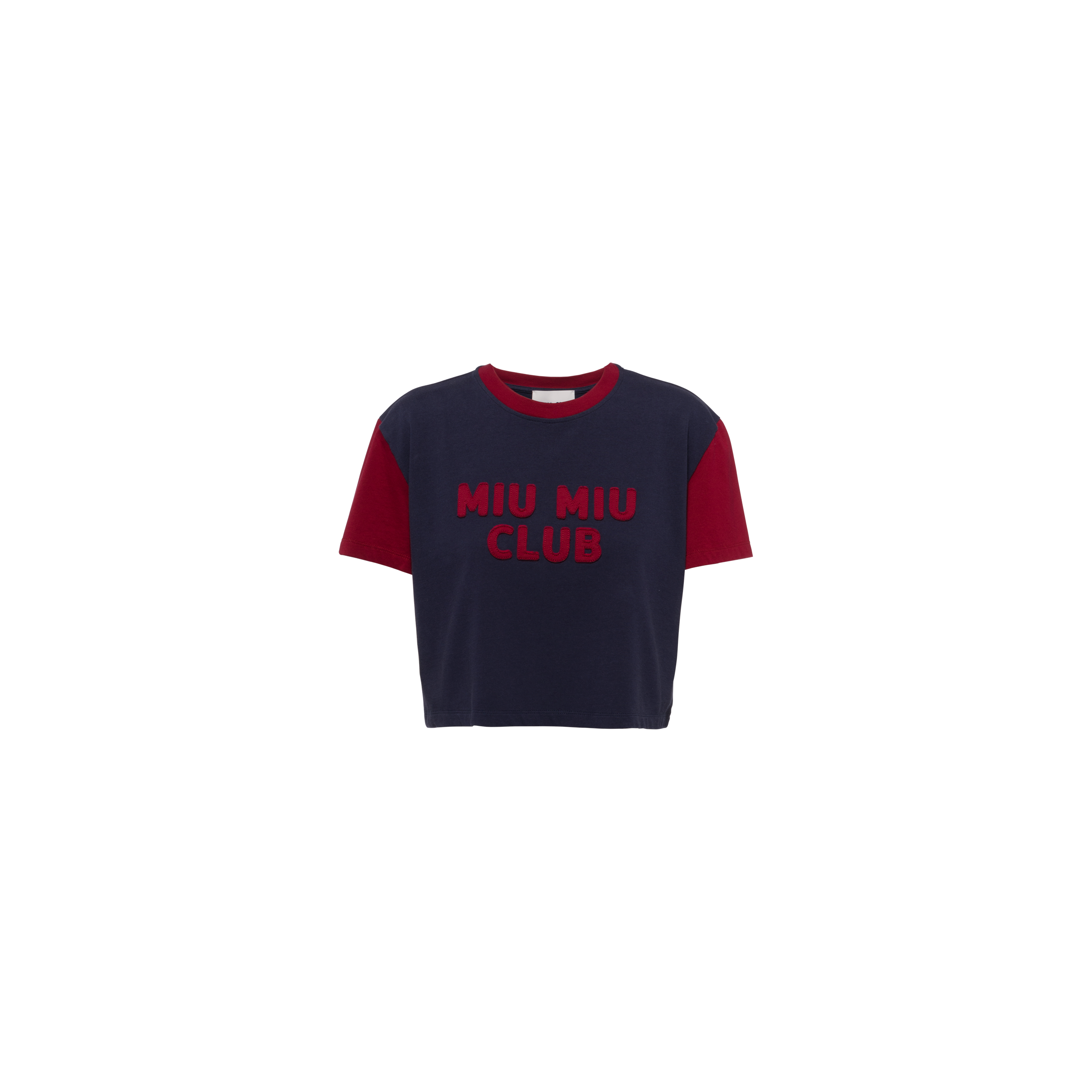 Tee shirt miu miu best sale
