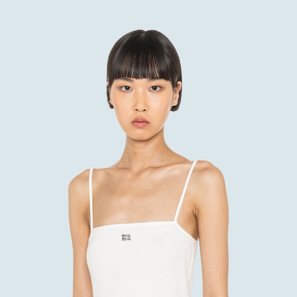 miu miu embroidered blouse
