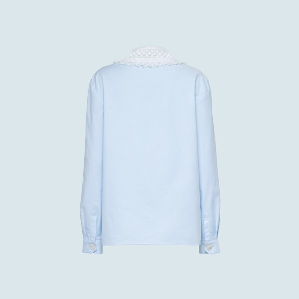 embroidered oxford shirt