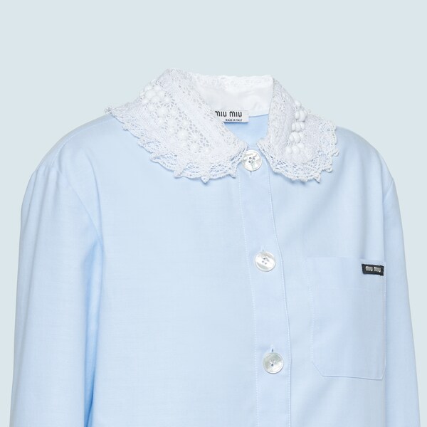 embroidered oxford shirt