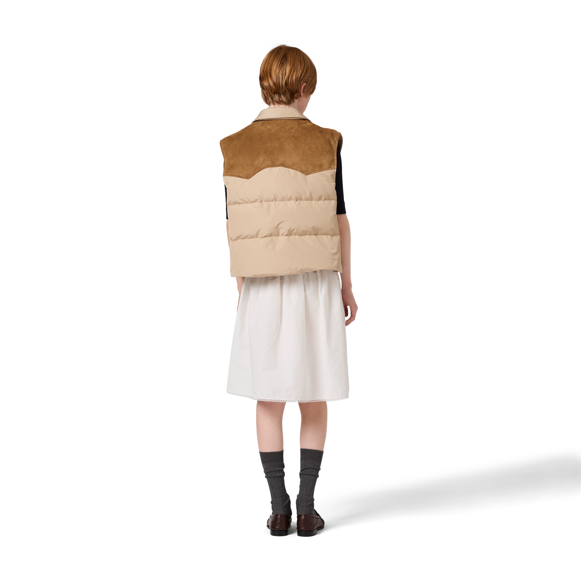 Miu Miu Quilts In Neutral