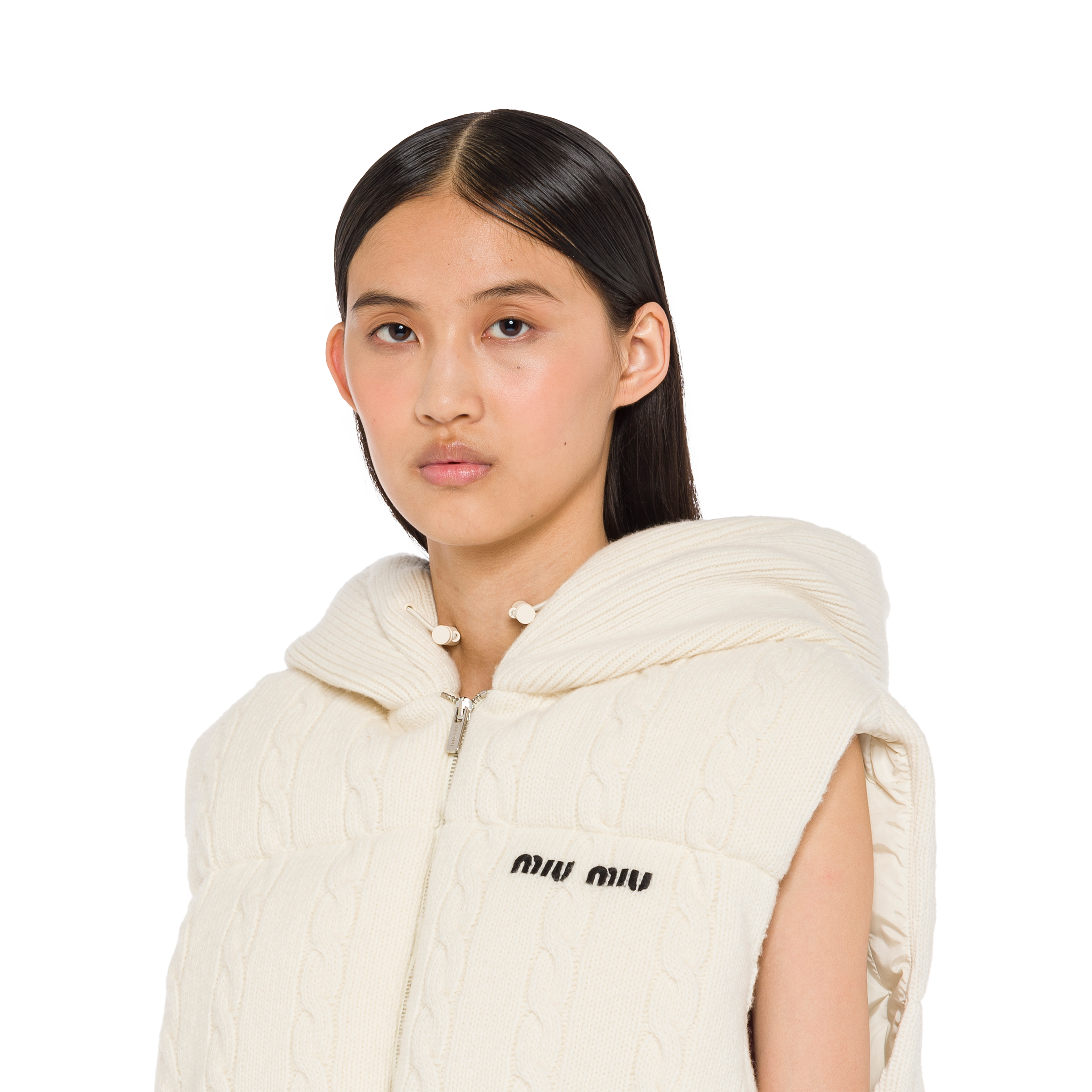 Miu miu cashmere down vest clearance