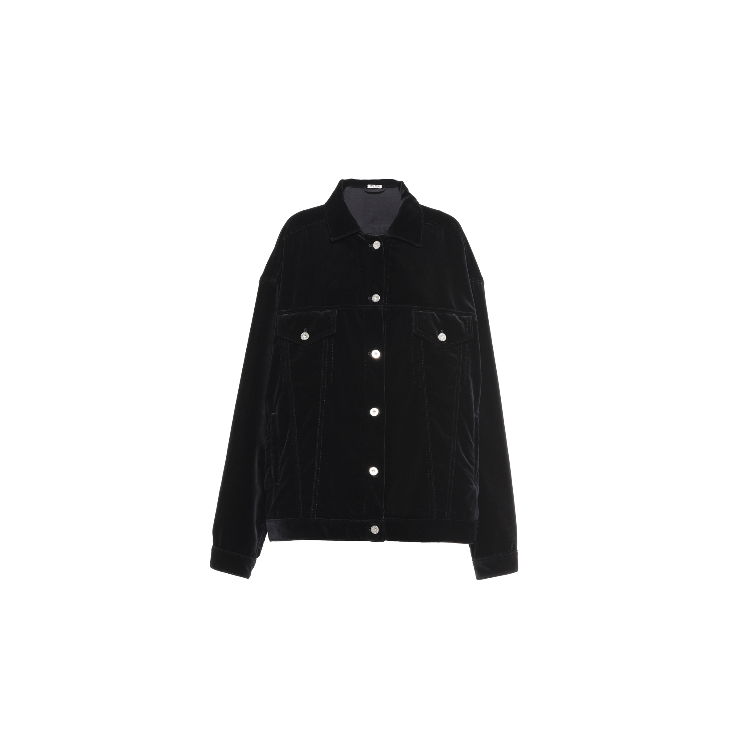 MIU MIU VELVET BLOUSON JACKET