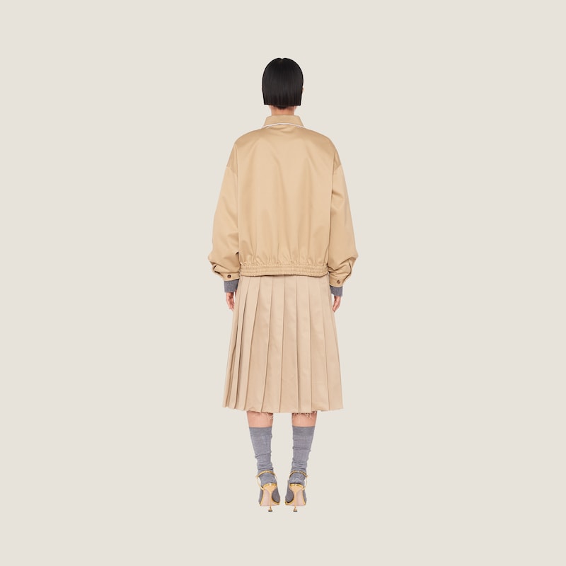 Oversized chino blouson jacket