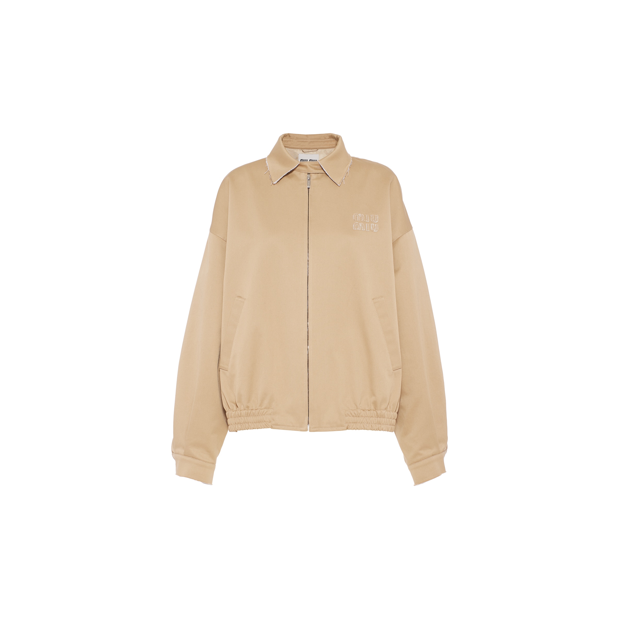 Miu Miu Blouson Chino Oversize, Donna, Corda, Taglia 40