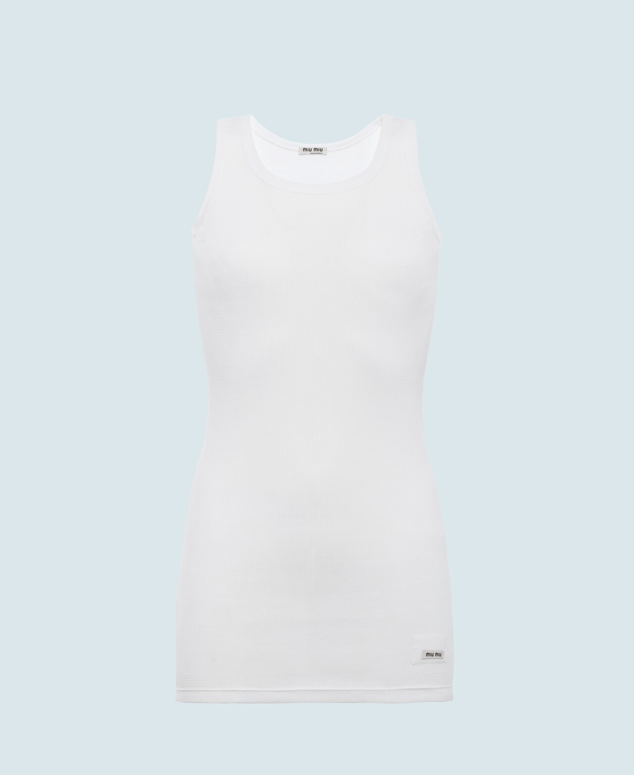 ribbed cotton dress