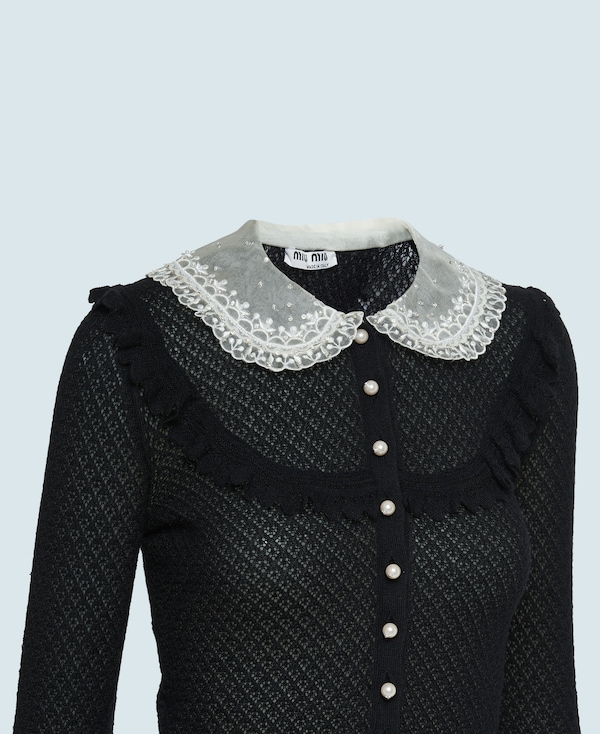 cardigan miu miu