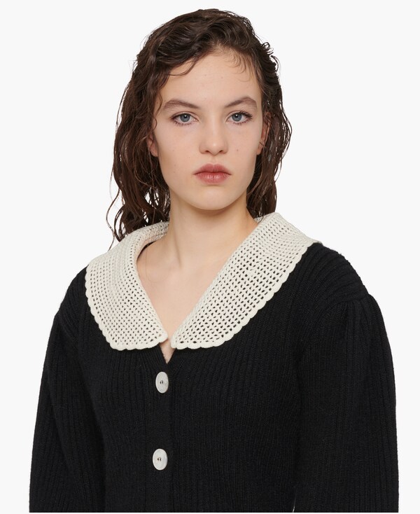 prada mohair cardigan