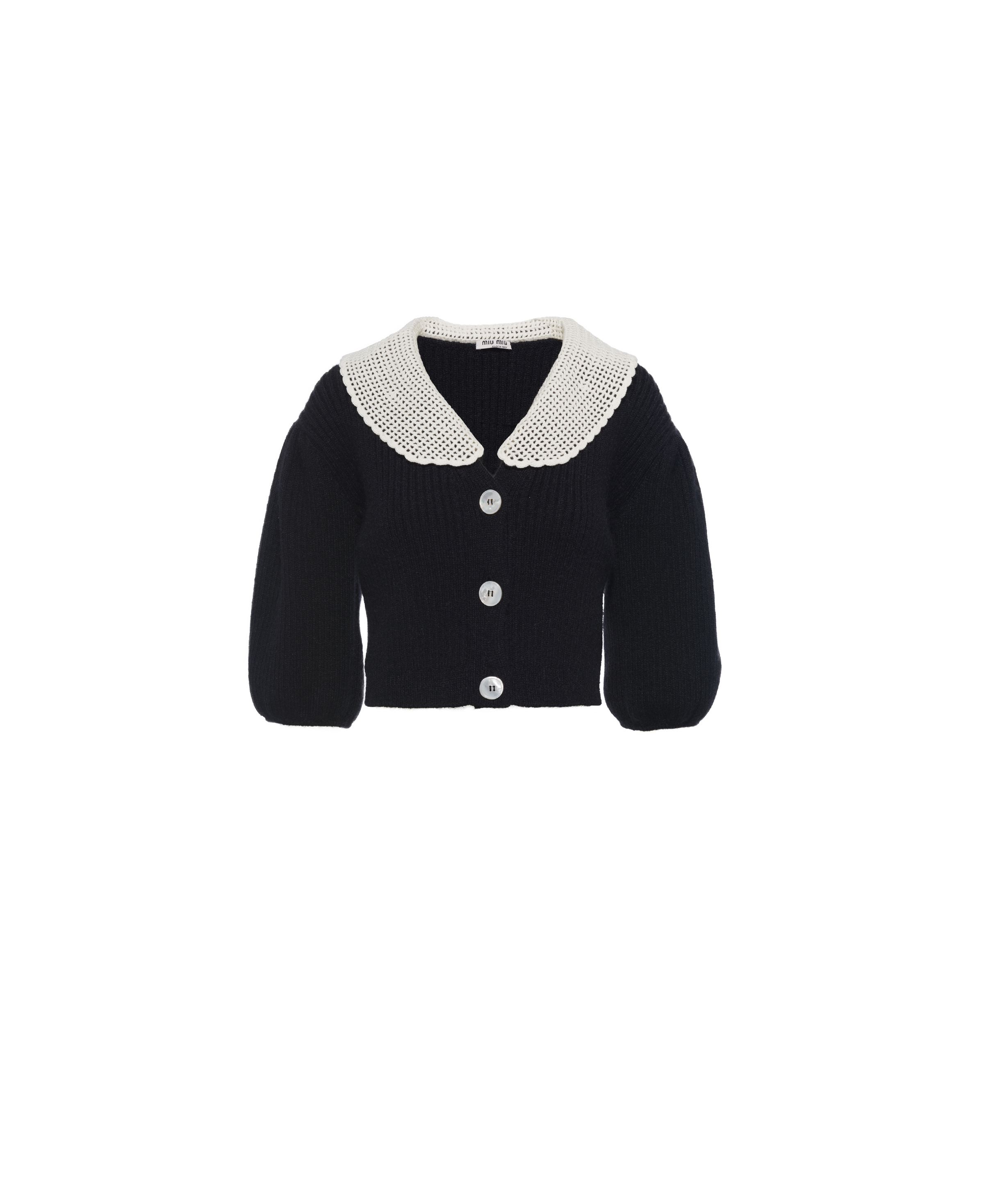 Cashmere and mohair cardigan Black 