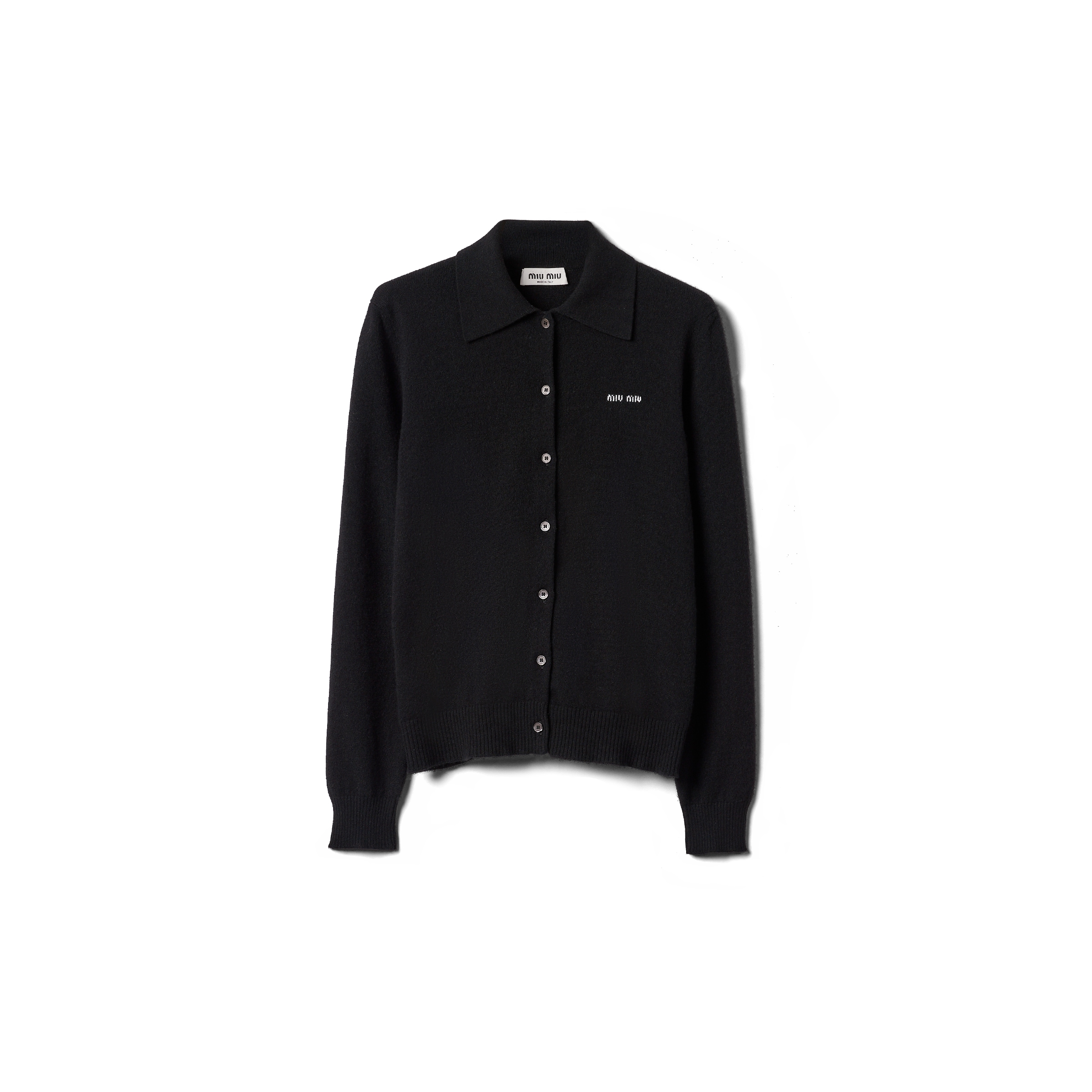 Miu Miu Cardigan En Cachemire, Femme, Noir, Taille 42