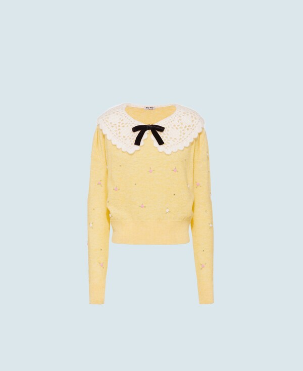 Women S Knitwear Jumpers Cardigans Miu Miu