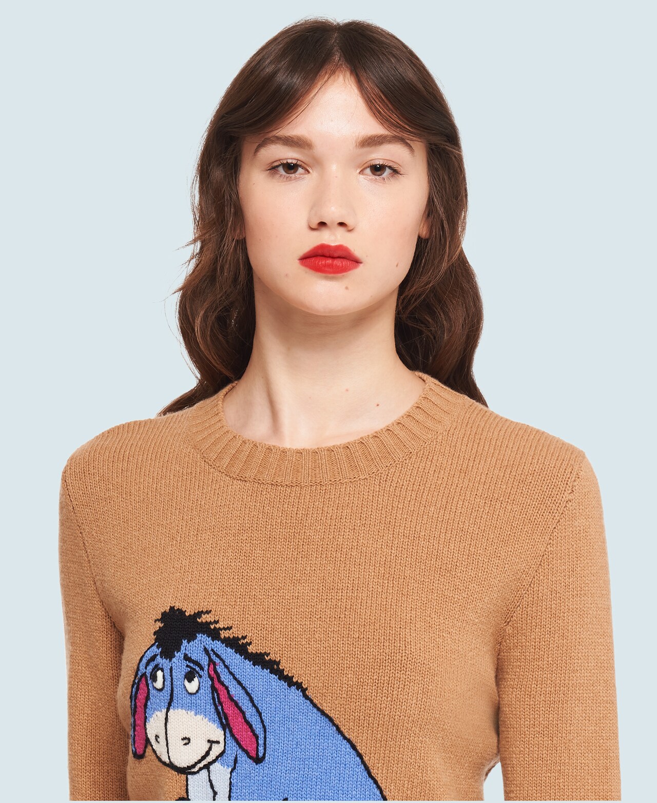 lambswool crew neck sweater