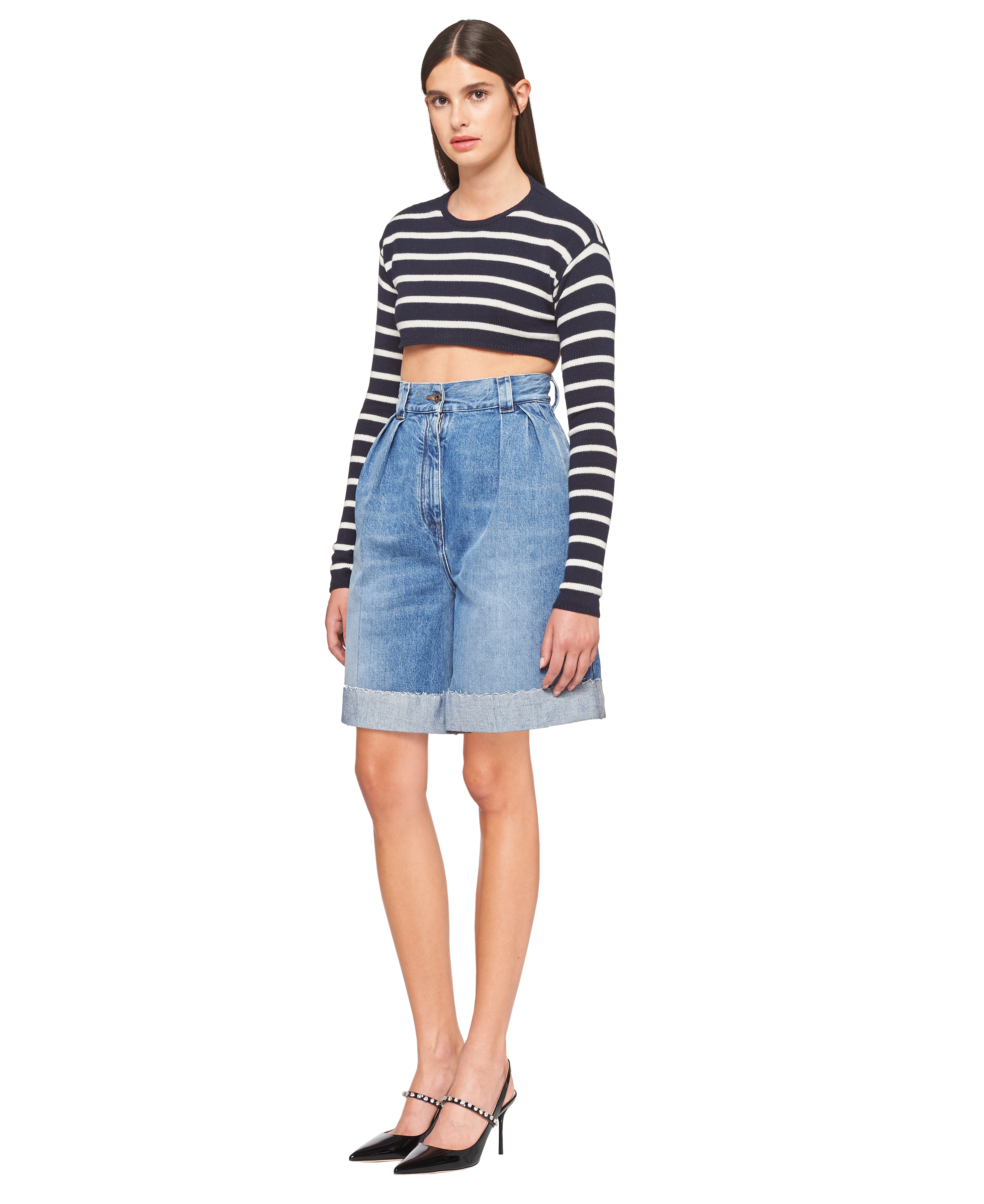 miu miu striped sweater