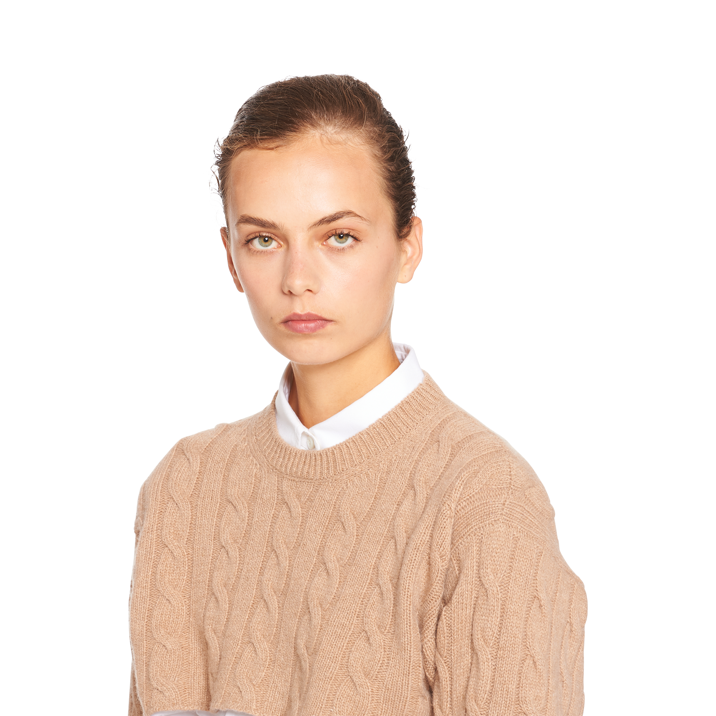 cropped cashmere turtleneck