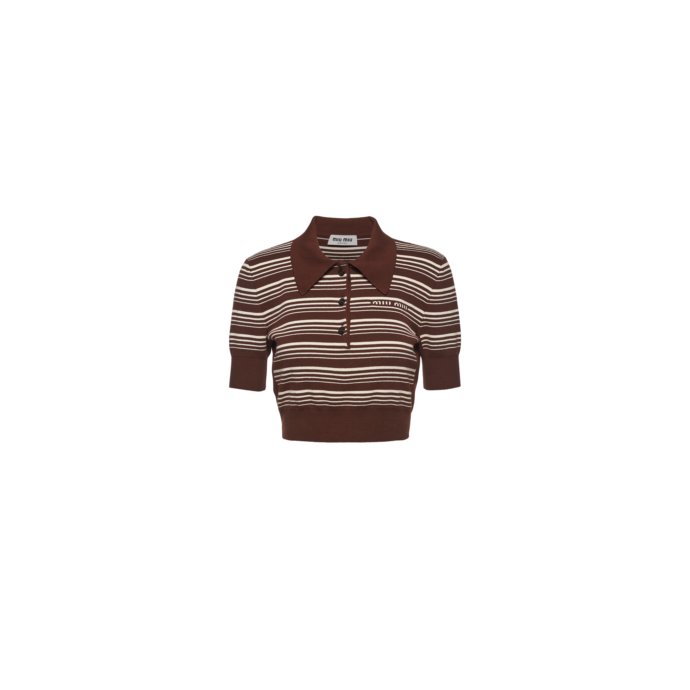 MIUMIU KNITTED POLO SHIRT STYLE 357 main image 0