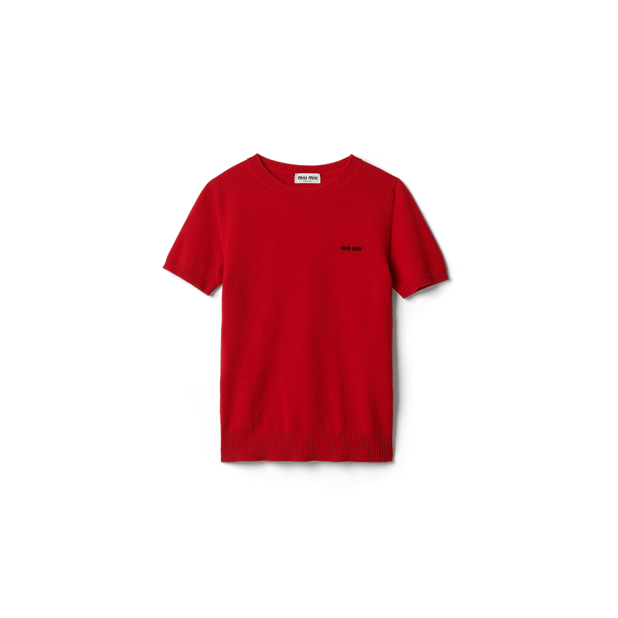 Miu Miu Pull En Cachemire, Femme, Rouge, Taille 40
