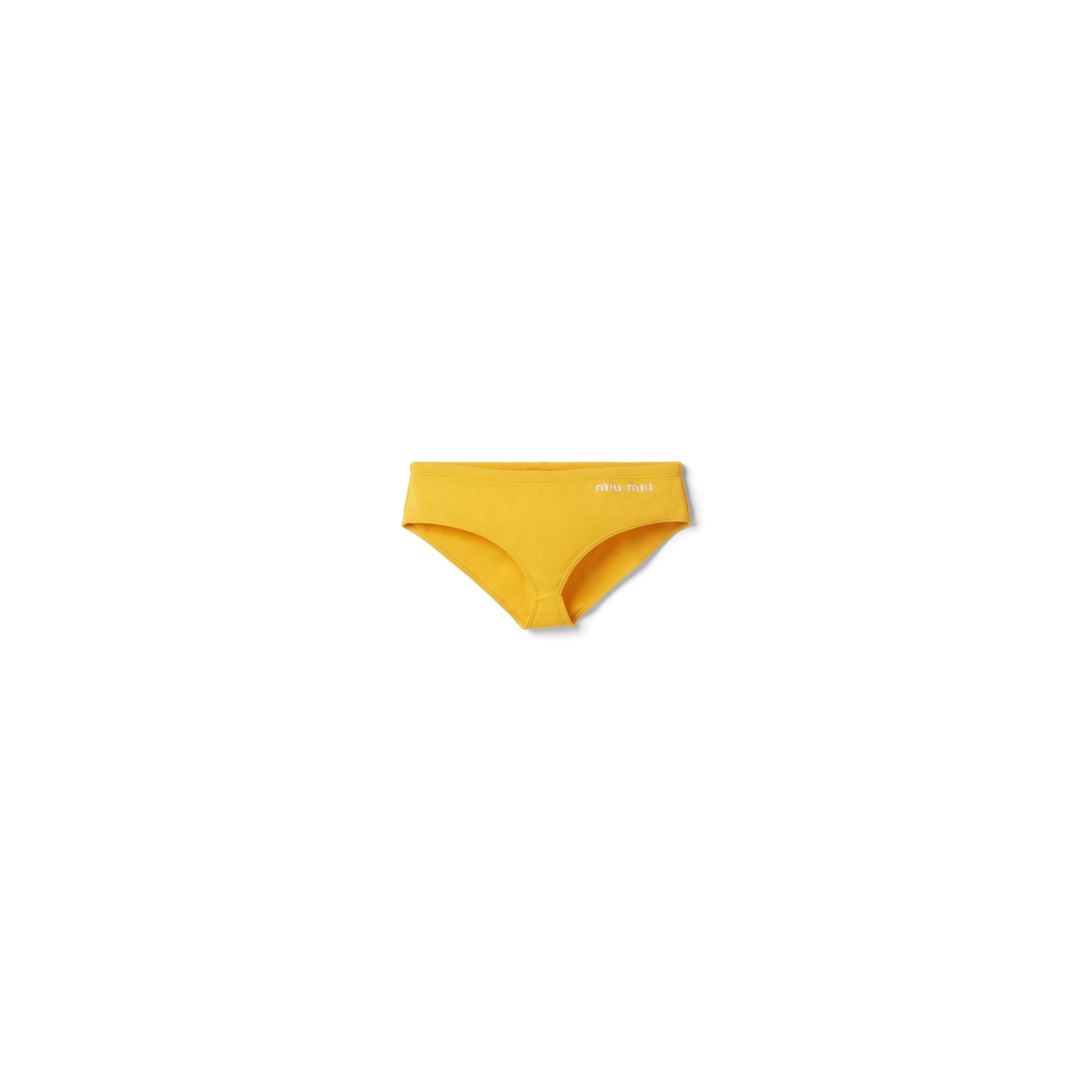 Miu Miu Maillot De Bain, Femme, Jaune, Taille 40