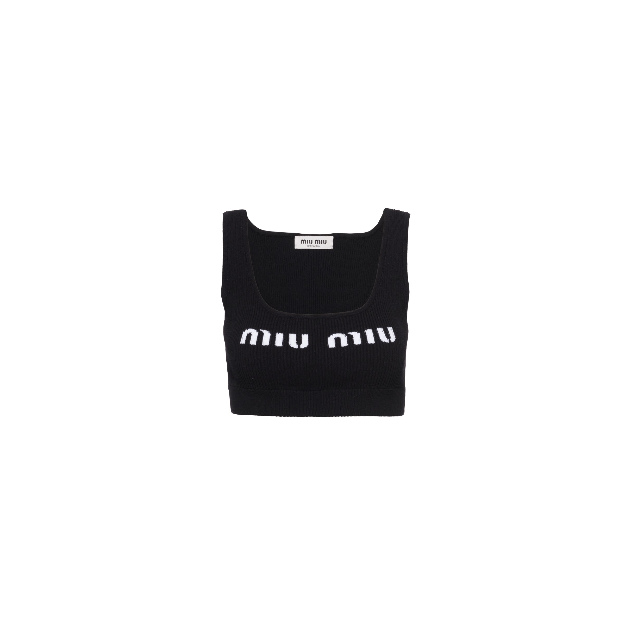 Miu Miu Haut En Viscose, Femme, Noir, Taille 38