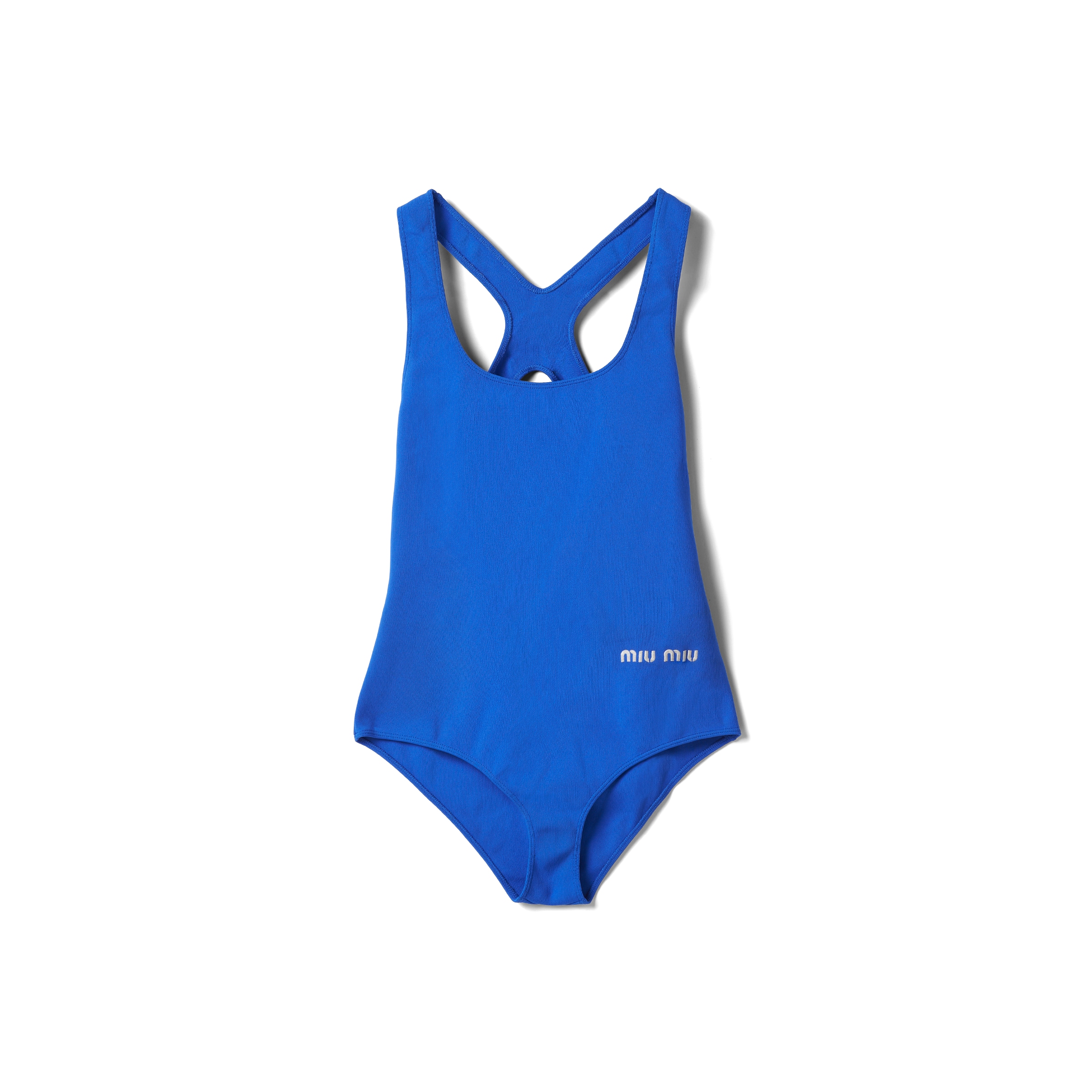 Miu Miu Costume Da Bagno Intero, Donna, Indaco, Taglia 38