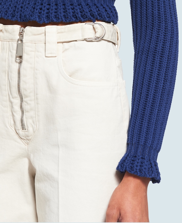 Drill Trousers Miu Miu Mp1272 Eia F097h
