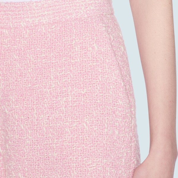 Pink tweed pants clearance