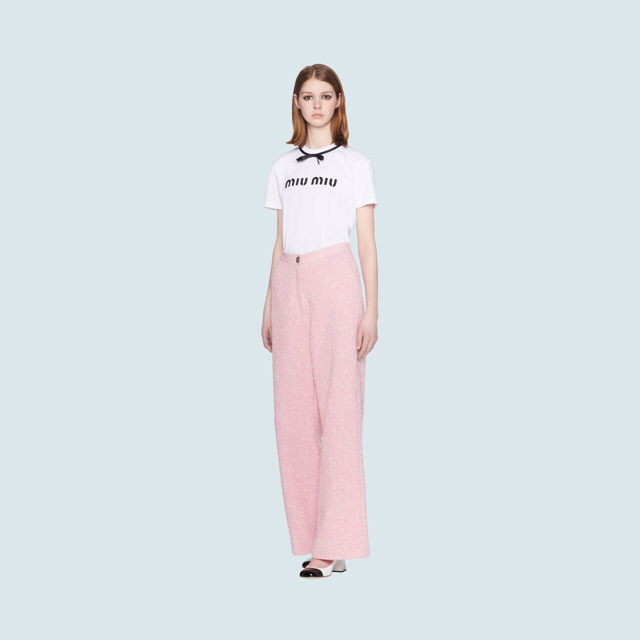 Pink tweed pants Clearance