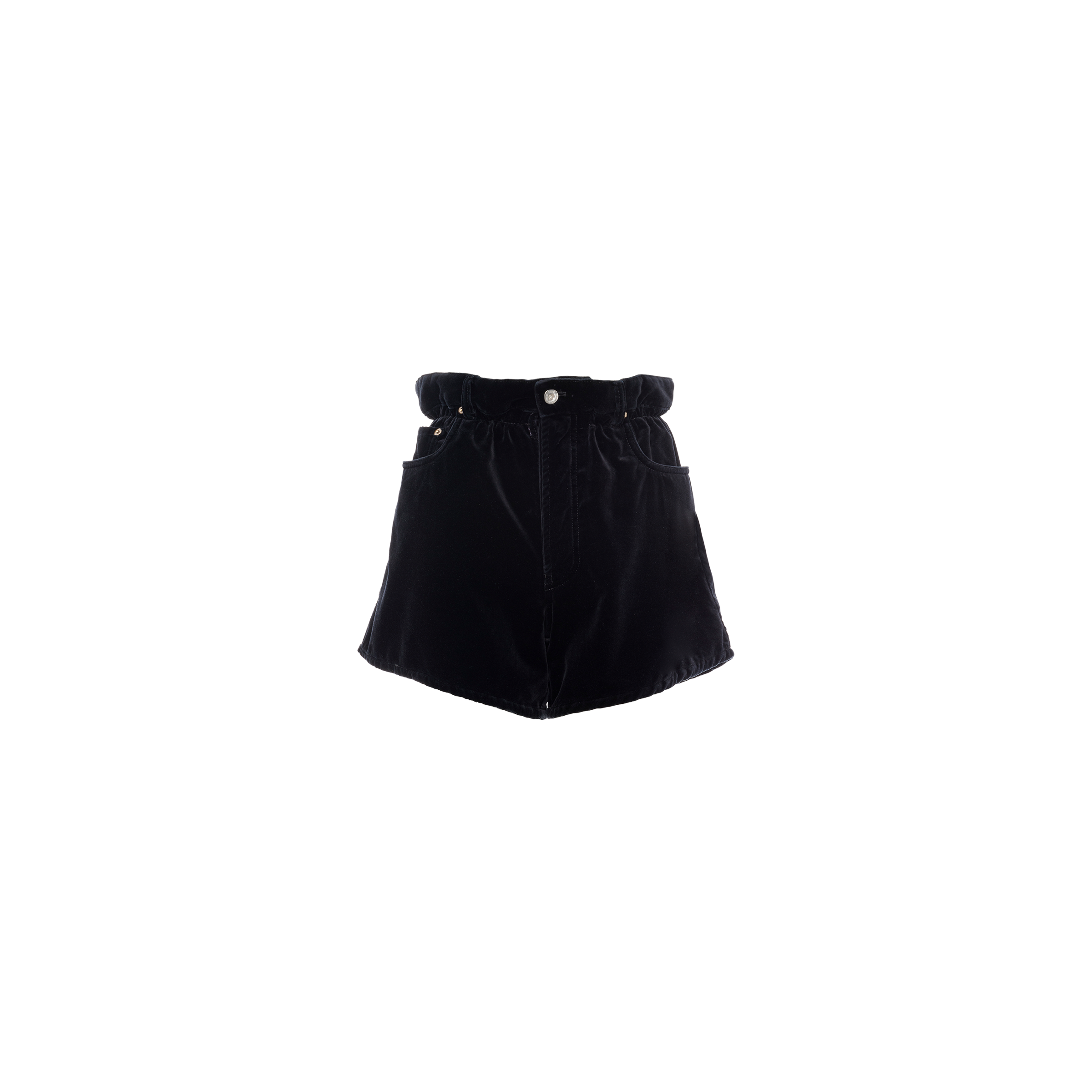 White velvet hotsell shorts