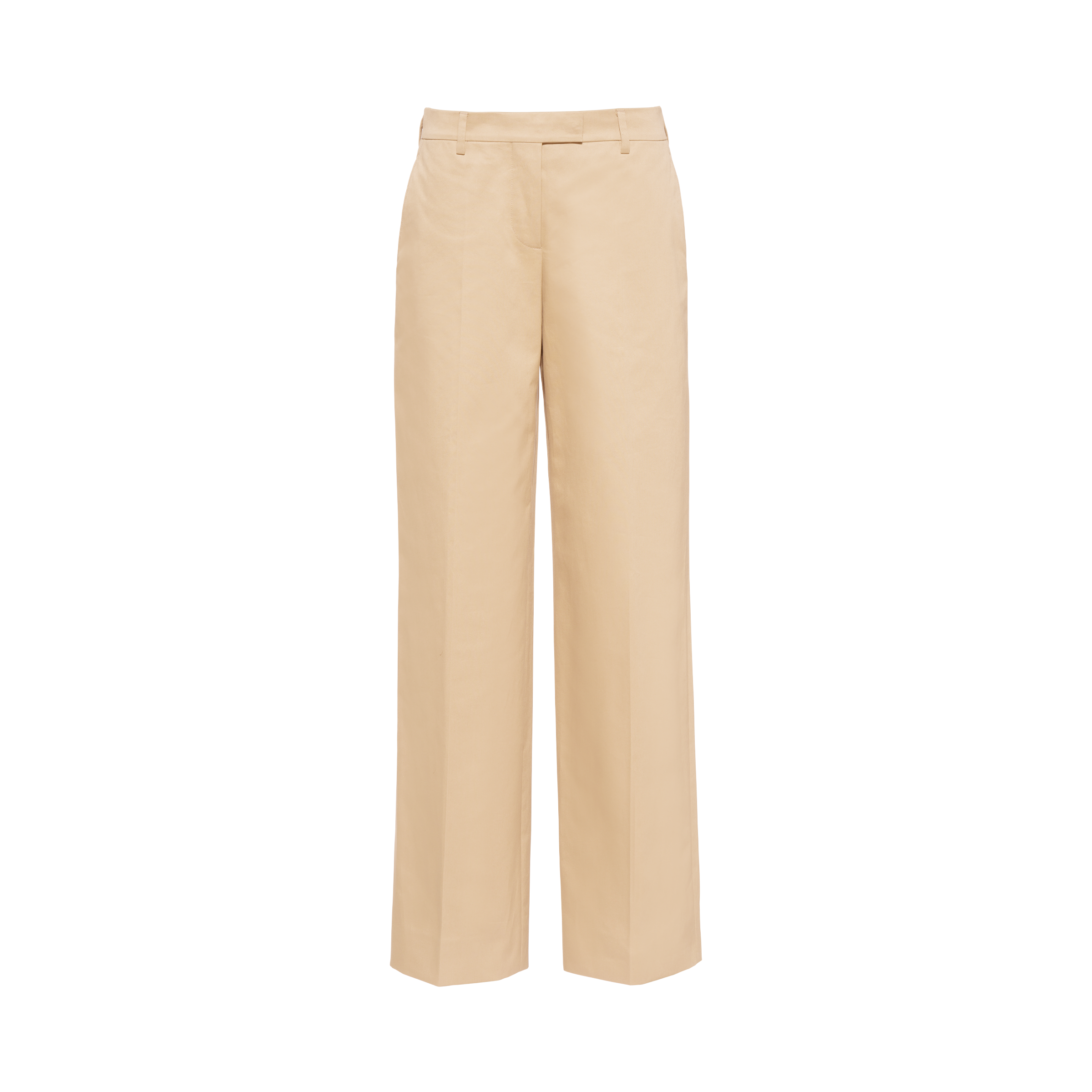 Miu Miu Mid-rise Wide-leg Cotton Chinos In Cord
