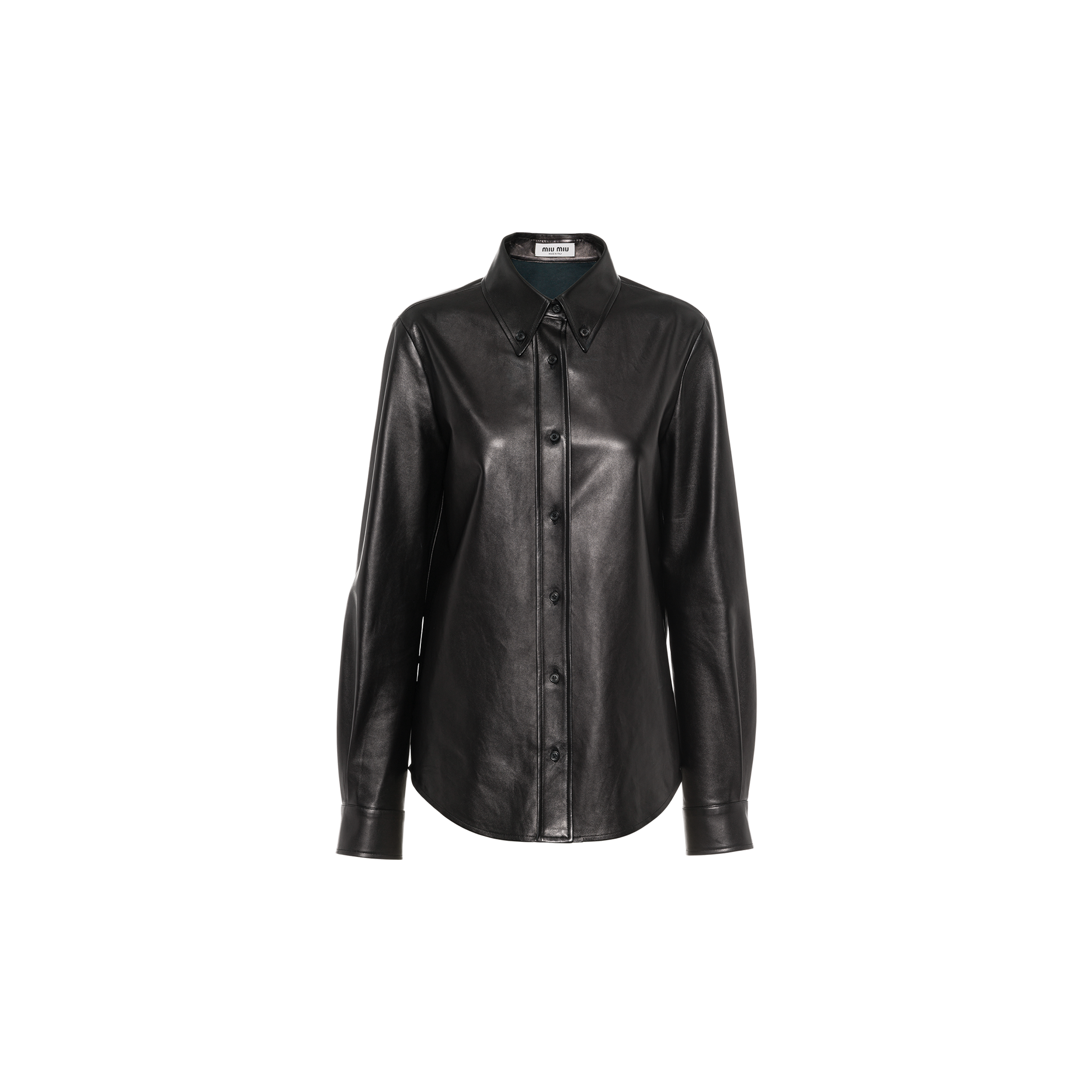 MIU MIU LEATHER SHIRT