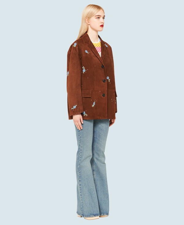 next suede jacket