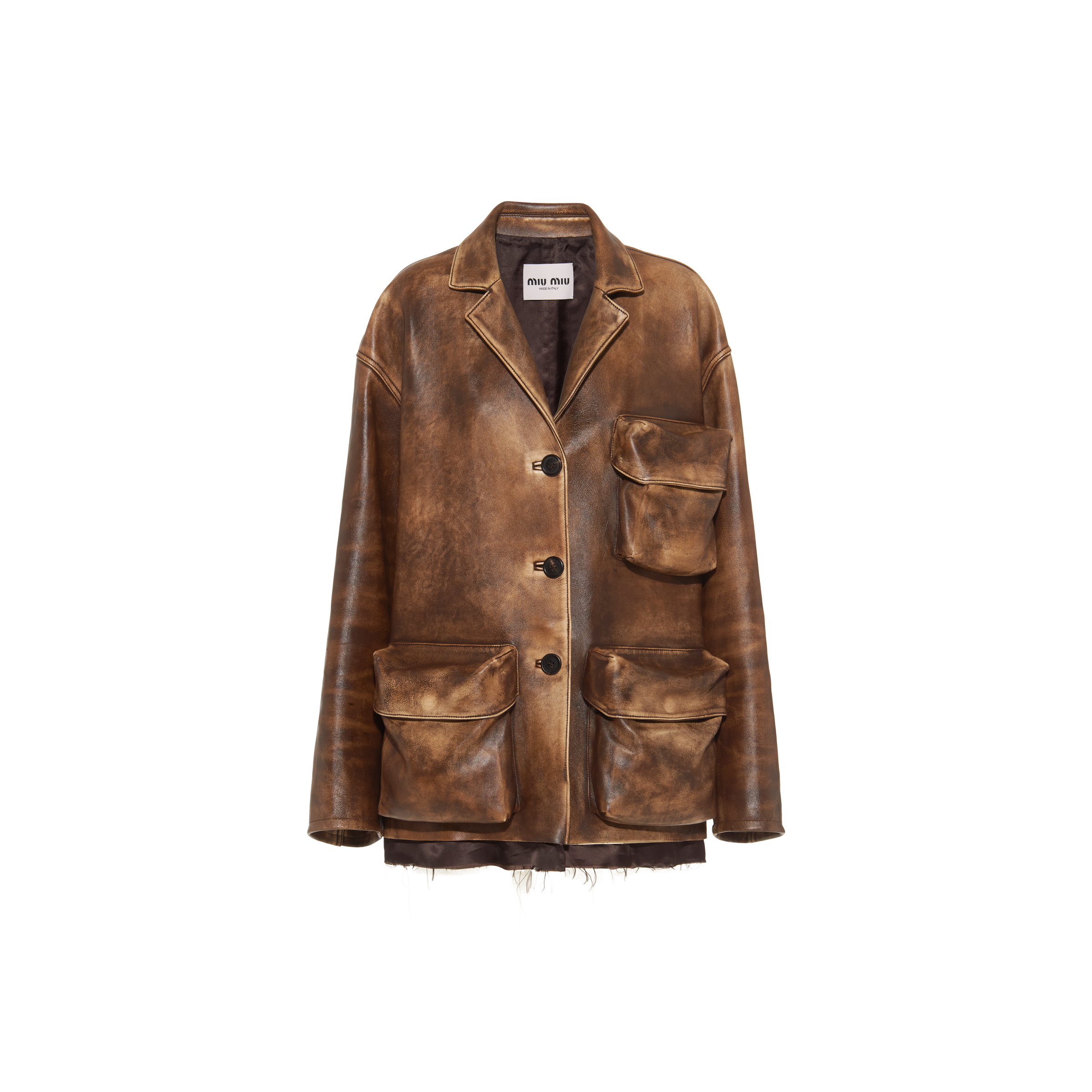 Nappa leather jacket