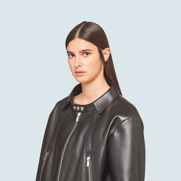 Nappa Leather Jacket Miu Miu Mpv750 038 F0002 Leather jackets, however, are a bit of an outlier. miu miu