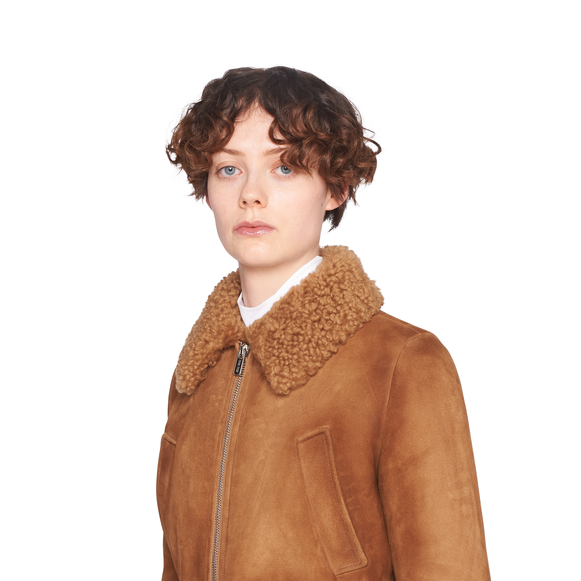 Miu miu shearling coat clearance