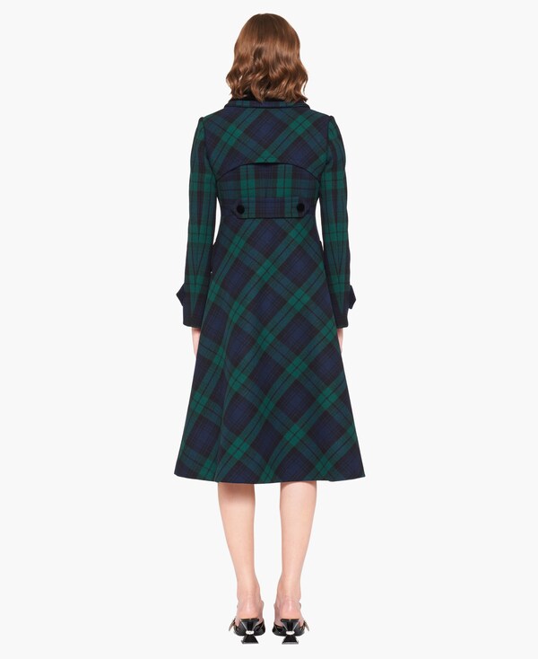 tartan overcoat