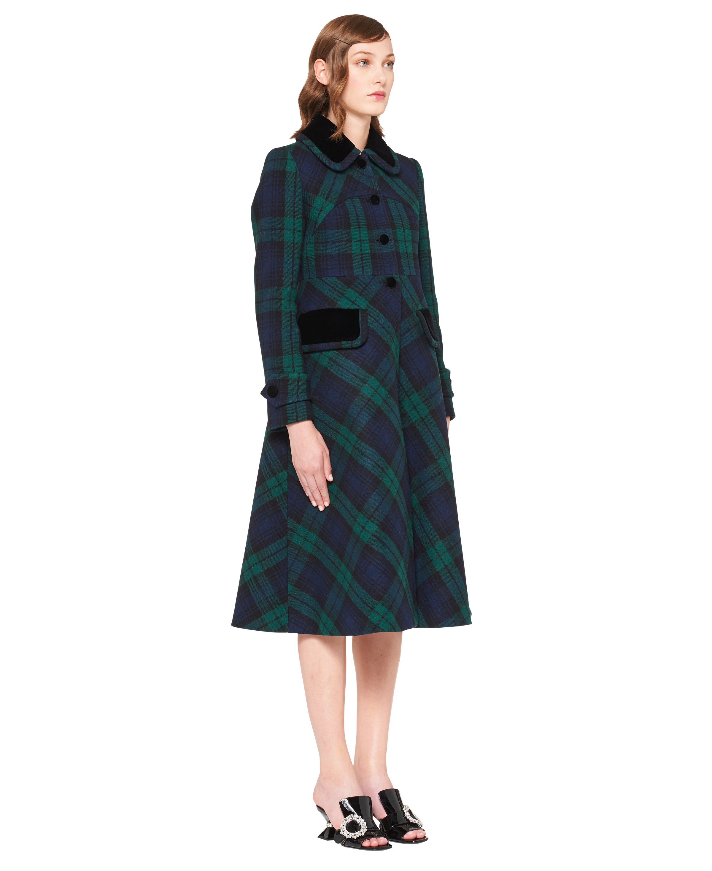 tartan raincoat